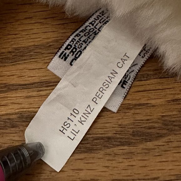 Webkinz Lil Kinz Persian Cat Plush Toy HM110 No Code - Picture 4 of 4